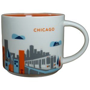 Starbucks You Are Here Collection Coffee Mug CHICAGO 2017